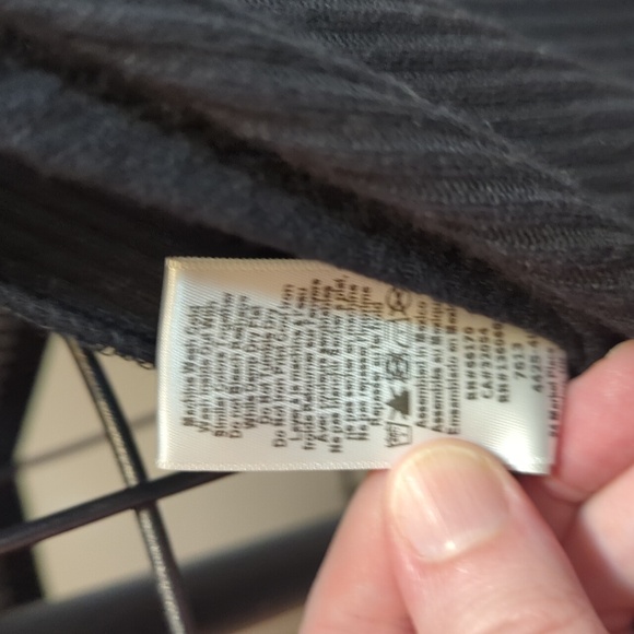 Cropped wrap t-shirt, ribbed - Picture 7 of 7